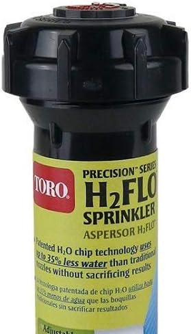 Toro 53892 Precision H2FLO 4-Inch Sprinkler Pop Up with Nozzle, Quarter
