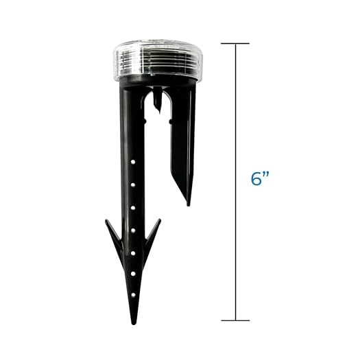 Spike 4-Pack - Deep Underground Dripper, Tree & Plant Root Watering Drip Irrigation & Fertilizer Stake (1/2" Female NPT Compatible with All Connectors, Water Hose, Drip & PVC)