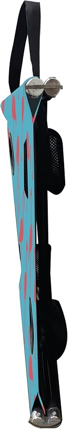 Neso Portable Beach Table with Cup Holders, Cell Phone Pockets, Lightweight for Picnics and Parks (Flamingos)