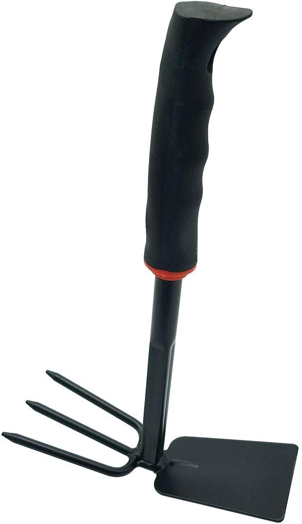 SUPIA Gardening Tool ho-mi Hand Plow Hoe Spade, Trowel, Weeder, and More! an Excellent Tool for use in Any Vegetable or Flower Garden (Double-Sided)