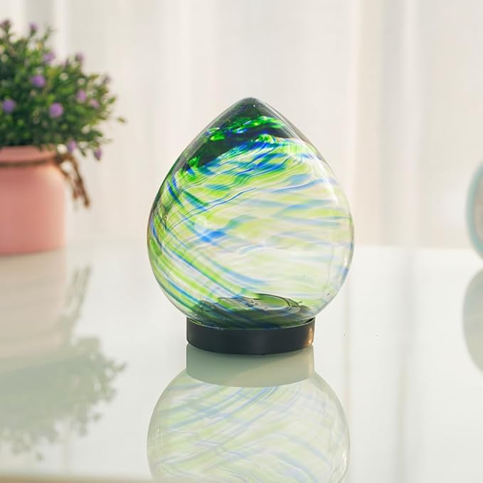 Solar Garden Lights, Decorative Solar Lanterns Outdoor Waterproof Glass Globe Light, Colorful Outdoor Lights for Patio, Porch Decor