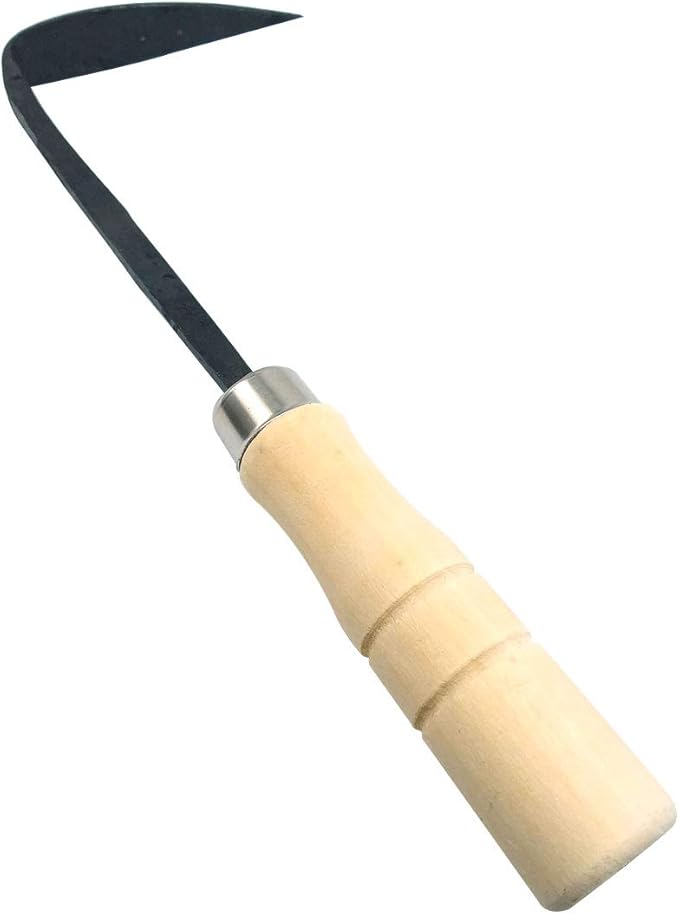 SUPIA Korean Gardening Tool ho-mi Hand Plow Hoe Spade, Trowel, Weeder, and More! an Excellent Tool for use in Any Vegetable or Flower Garden (Grass)