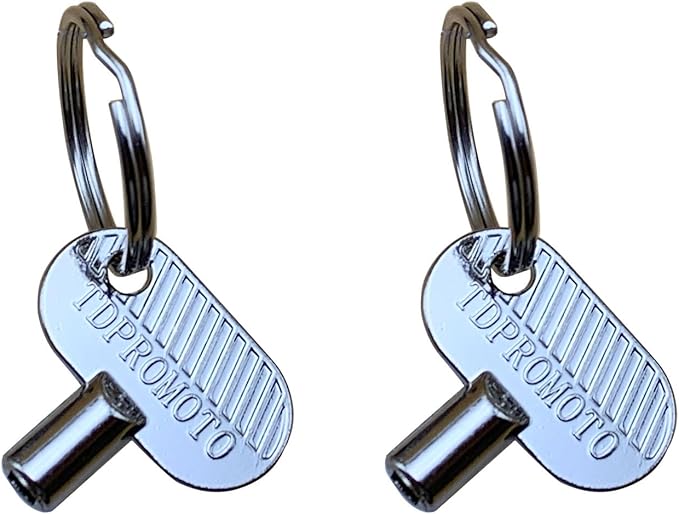 Sprinkler Controller Door Key Sprinkler Timer Lock Key for Orbit and Hydro-Rain, Metal (2pcs)