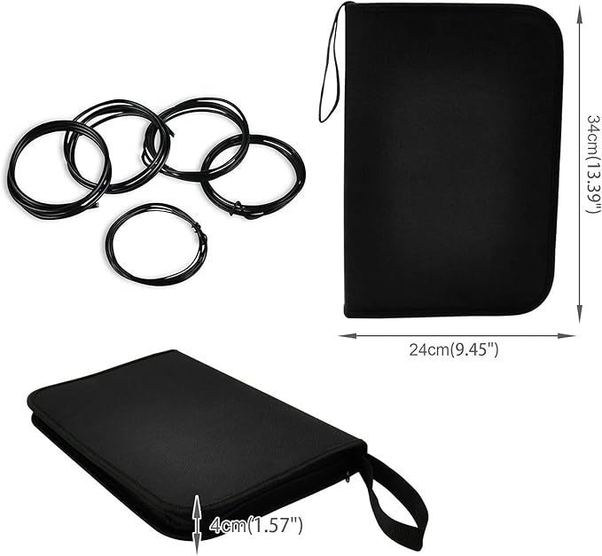 Voilamart 14 Piece Bonsai Tools Kit with Case, Carbon Steel Scissor Cutter Shear Set Garden Plant Tools