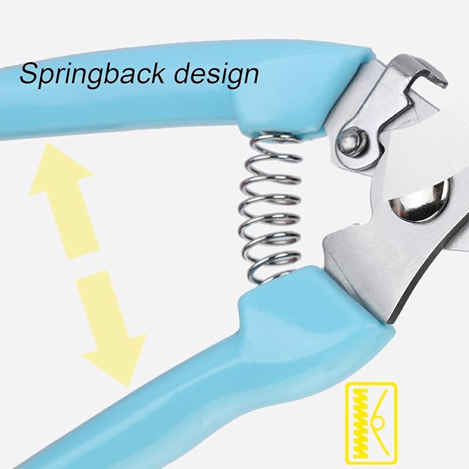 Curve Gardening Scissor with Sharp Stainless Steel Blade Garden Shears for Cutting Flowers Trimming Plants of Yard Florist Flower Rose Herb Hedge Bonsai and Fruits Picking (Black Handle)