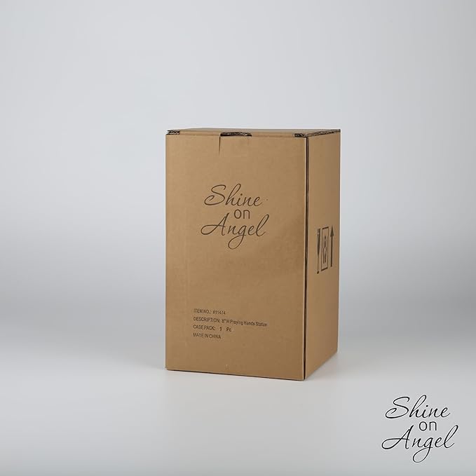 12" Angel Wings Embracing Cross and Rose Garden Statue Memorial Statue for Beloved one