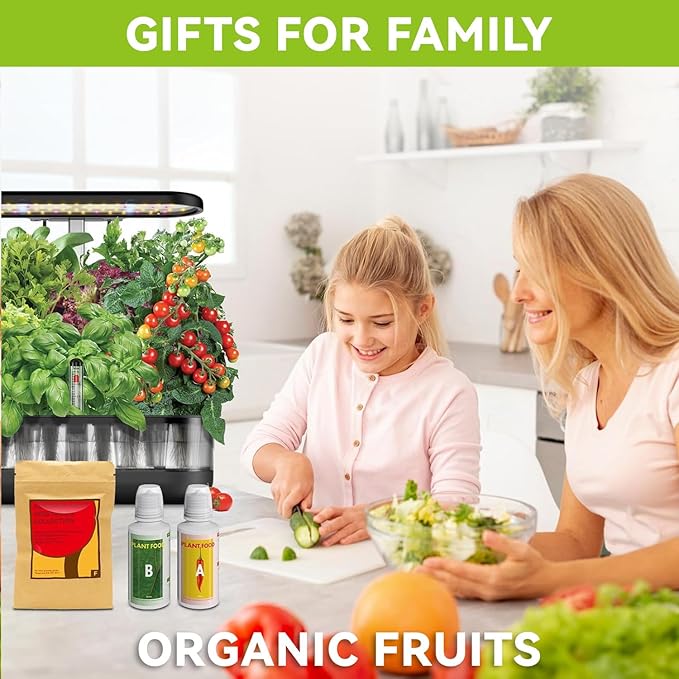 inbloom Fruit Seed Pod Kit for AeroGarden, Ahopegarden, GARDENCUBE, MUFGA, iDoo Hydroponics Growing System, 12-Pods (350+ Seeds Include Strawberry, Tomato, Cucumber, Pea, Ruby Queen Beet)