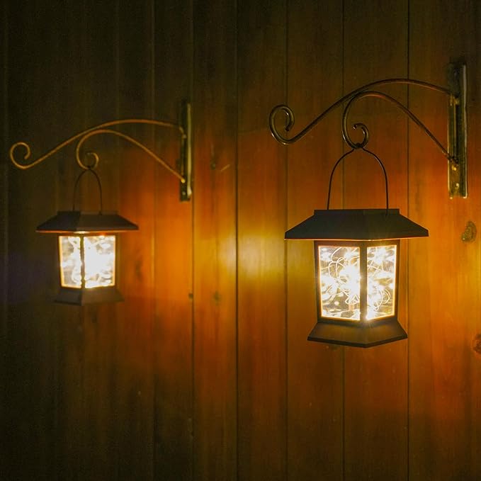 Solar Pathway Lights Outdoor Waterproof IP65, Solar Lights Outdoor with Hook 6PK, Upgraded 1000mAH Battery, Up to 12Hrs, Auto On/Off, Garden Lights Decor for Yard, Driveway, Walkway (LED)