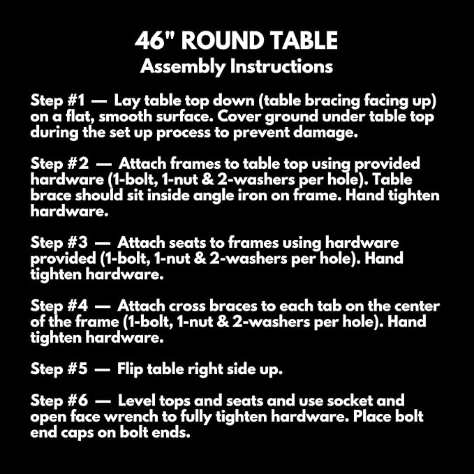 Heavy-Duty Portable Outdoor Picnic Table with Umbrella Hole, Punched Steel Commercial-Grade Patio Furniture Made in America (46" Round Top, Dark Green with Dark Green Frames)