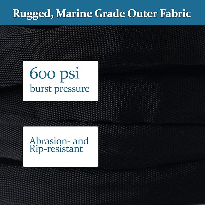 Garden Hose 100ft, Made of TPE(Not PVC), Ultra-Light & Flexible Water Hose with Solid Brass Fittings, Non-Shrinking, Easy to Storage, Drinking Water Safe Material, All-weather, Black, Newbox