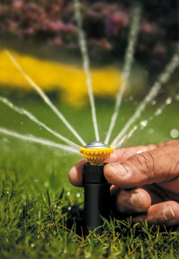Rain Bird 12SAFPROPR Pressure Regulating (PRS) High-Efficiency Pro Rotary Sprinkler, 360° Full Pattern, 13' - 18' Spray Distance, 4" Pop-up Height