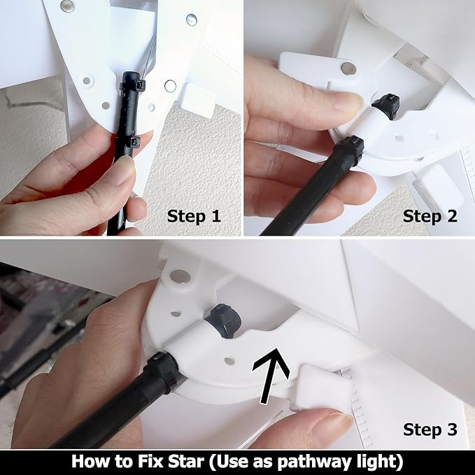 FUCHSUN 23 Inch 90 LED Moravian Star Light, Christmas Tree Topper Hanging Stars Lights Outdoor, Color Changing & 6 Lighting Modes, Ceiling Balcony Xmas Party Porch Yard Room Holiday Wedding Decoration