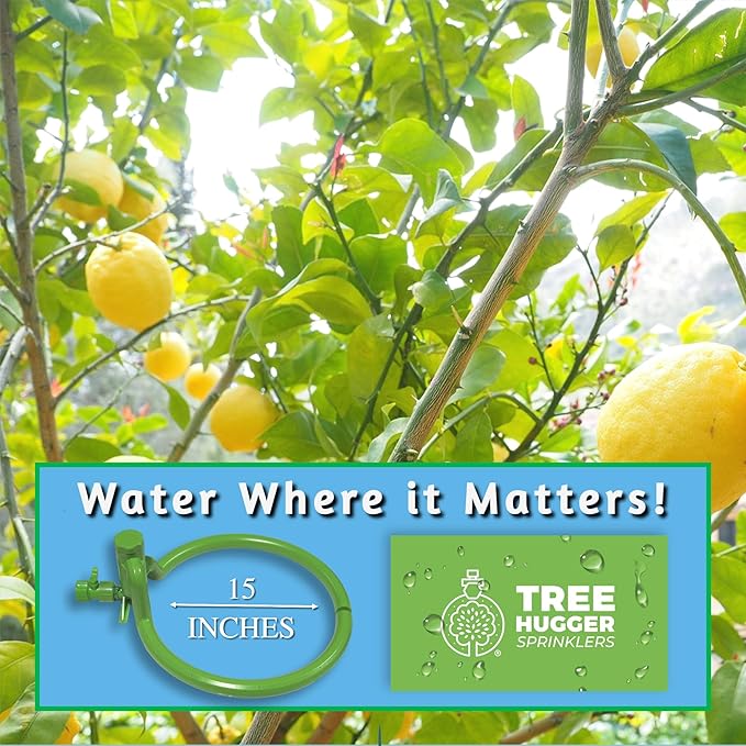 Tree Sprinkler with 360° Outward Direction | Water Sprinkler for Trees That Reaches The Nutrition Zone for Tree Root Watering (15")