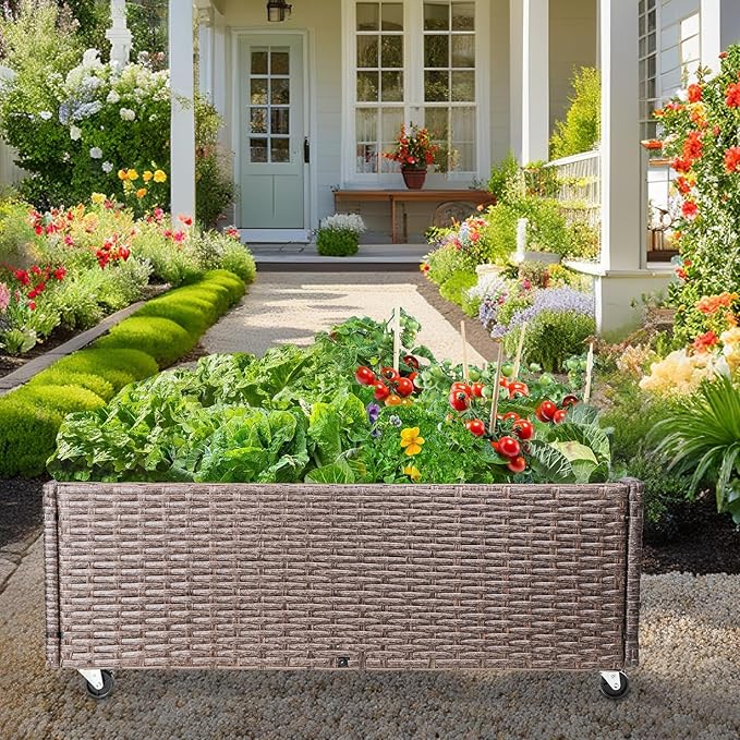 WONDER GARDEN Raised Garden Bed-Planter Box - Elevated Raised Garden Beds Outdoor with Legs for Vegetables Flower Herb Backyard Patio