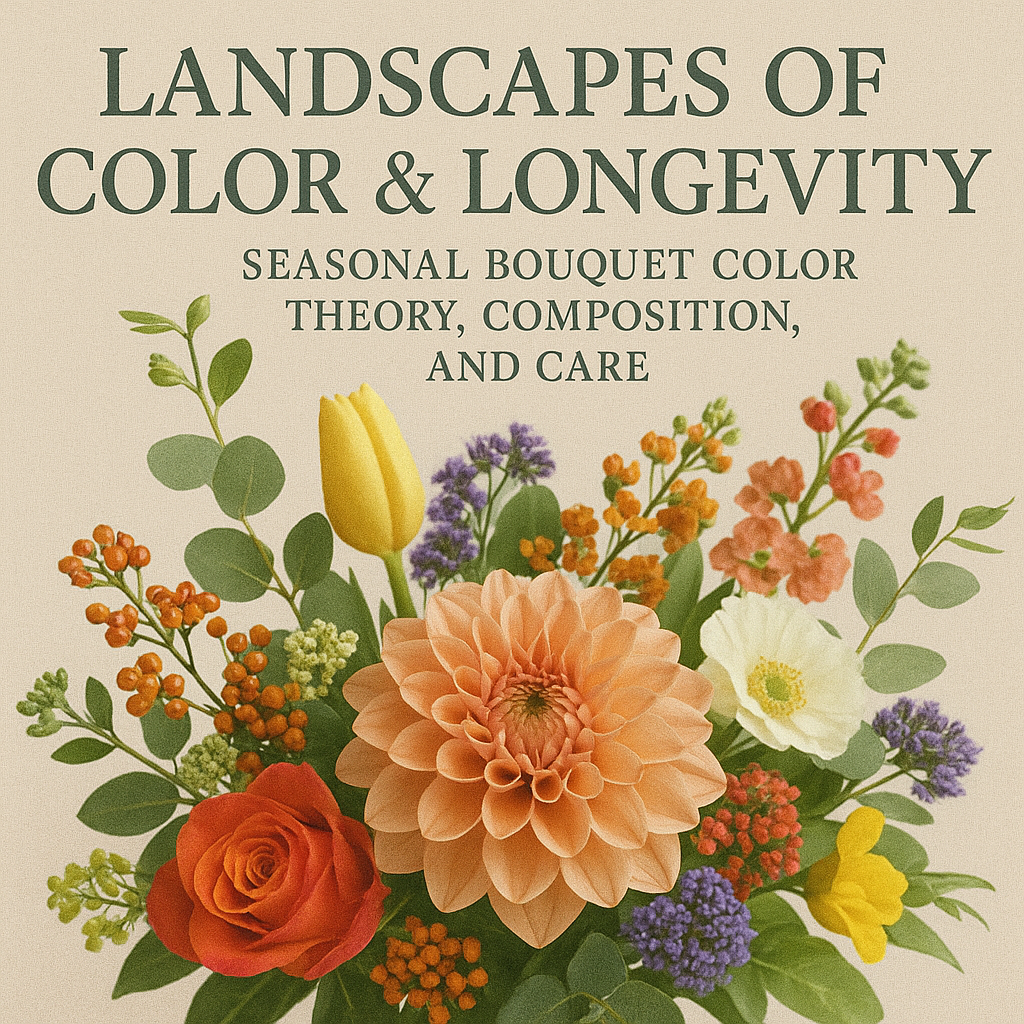 Landscapes of Color & Longevity: Seasonal Bouquet Color Theory, Composition, and Care