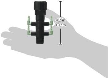 Orbit Drip System Shrub Adapter 4-Port Watering Manifold for 1/4" Tube