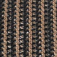 Eden's Decor Straight Flat-Edged Sun Shade Sail Rectangular 11' x 19' Brown UV-Blocking Outdoor Canopy Fabric Cloth Awning for Pergola Patio Garden Backyard Custom Size