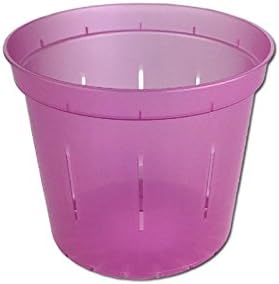 rePotme 3 inch Orchid Pot 3 Pack - Slotted Orchid Pots with Holes for Repotting (Rose Quartz)