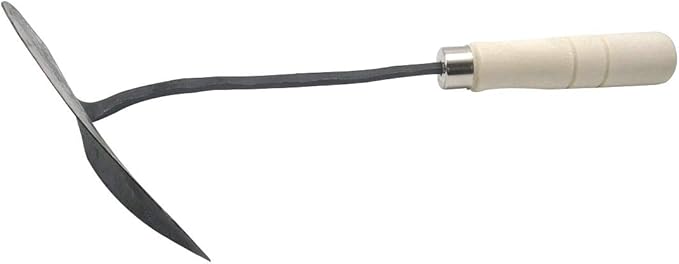 SUPIA Korean Gardening Tool ho-mi Hand Plow Hoe Spade, Trowel, Weeder, and More! an Excellent Tool for use in Any Vegetable or Flower Garden (General Triangle)