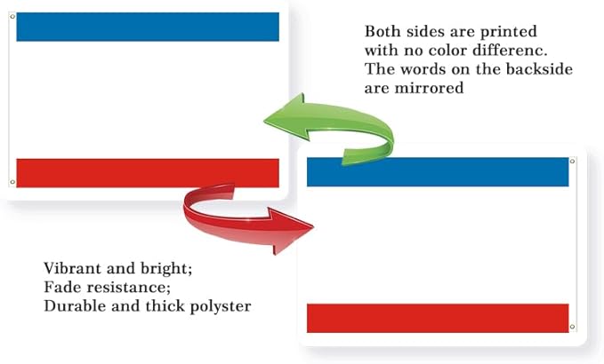 Ukraine Crimea Flag 2x3FT Ukrainian Crimean Polyester Banner With 2 Grommets Fade Resistant Vivid Color For Patriotic Festival Events Party Decoration (Crimea UKR, 2x3FT)