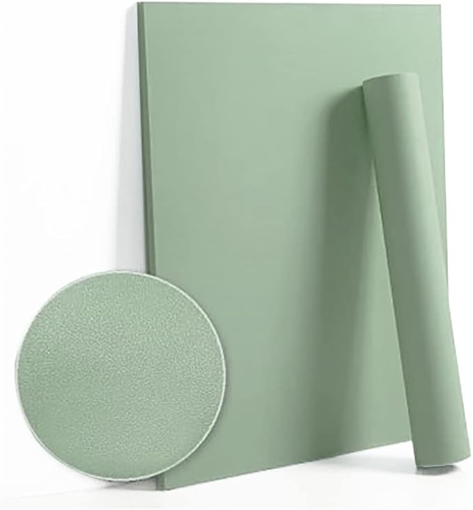 Dimoon 78.7''x17.7'' Cyan Peel and Stick Wallpaper Contact Paper Modern Self Adhesive Wall Paper Removable Renter Friendly Textured Solid Color Shelf Cabinet Vinyl Roll (78.7''x17.7'',Peppermint)