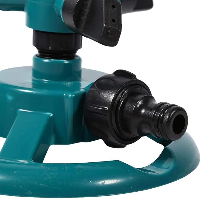 Sprinklers for Yard,Sprinkler,Garden Sprinkler,Water Sprinkler for Lawn,Lawn Sprinkler,Automatic 360 Degree Rotating Lawn Sprinkler, 3 Nozzle Irrigation System