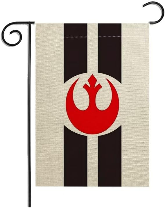 Rebel Alliance Garden Flag,Nationality Flag,Fade Resistant Polyester,Garden Decoration,Double-Sided,12 x 18 inches.