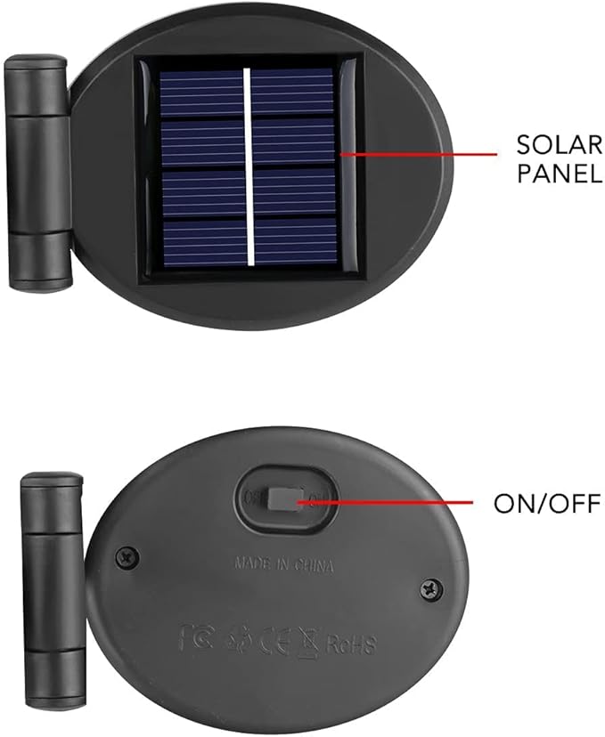 Veesee Solar Garden Outdoor Flower Light, Powered Stake for Decorative Landscape Lawn Yard Patio LED Lighting (Tulip-Purple, 2Pack)
