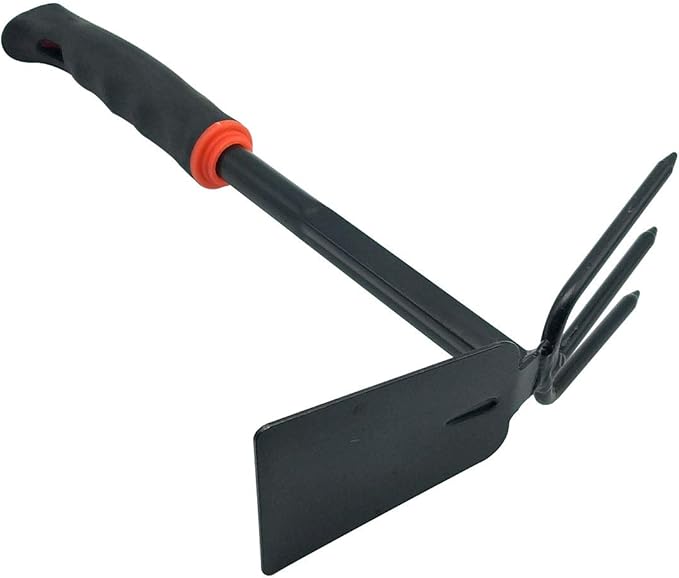 SUPIA Gardening Tool ho-mi Hand Plow Hoe Spade, Trowel, Weeder, and More! an Excellent Tool for use in Any Vegetable or Flower Garden (Double-Sided)