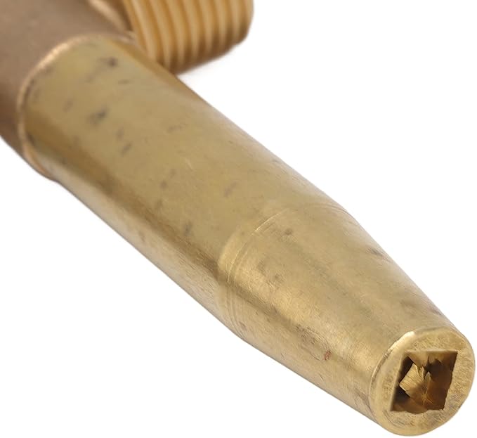 BORDSTRACT Quick Water Intake Valve Key, G1 Male Thread Brass Quick Coupler Valve Hose for Garden Underground Irrigation