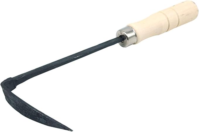 SUPIA Korean Gardening Tool ho-mi Hand Plow Hoe Spade, Trowel, Weeder, and More! an Excellent Tool for use in Any Vegetable or Flower Garden (Grass)