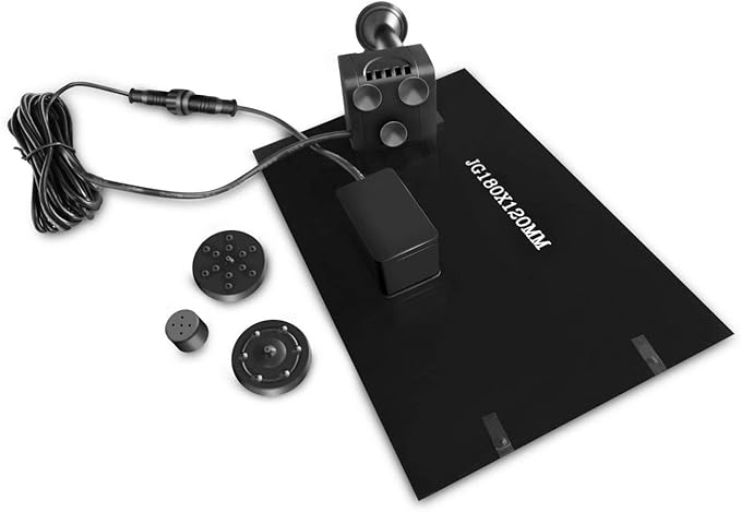 Solar Fountain with Panel Water Pump for Bird Bath Solar Panel Kit Outdoor Fountain for Outdoor Small Pond, Patio Garden and Fish Tank