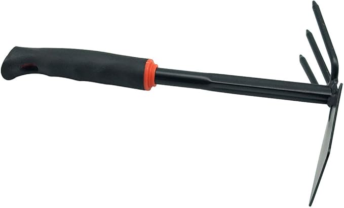 SUPIA Gardening Tool ho-mi Hand Plow Hoe Spade, Trowel, Weeder, and More! an Excellent Tool for use in Any Vegetable or Flower Garden (Double-Sided)