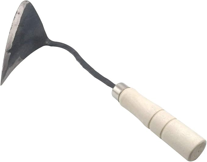 SUPIA Korean Gardening Tool ho-mi Hand Plow Hoe Spade, Trowel, Weeder, and More! an Excellent Tool for use in Any Vegetable or Flower Garden (General Triangle)