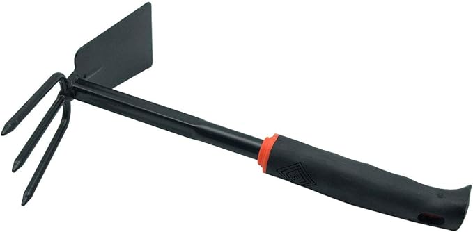 SUPIA Gardening Tool ho-mi Hand Plow Hoe Spade, Trowel, Weeder, and More! an Excellent Tool for use in Any Vegetable or Flower Garden (Double-Sided)