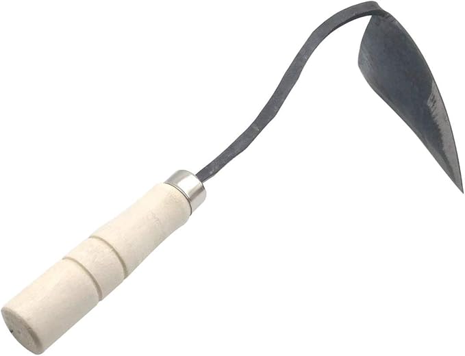 SUPIA Korean Gardening Tool ho-mi Hand Plow Hoe Spade, Trowel, Weeder, and More! an Excellent Tool for use in Any Vegetable or Flower Garden (General Triangle)