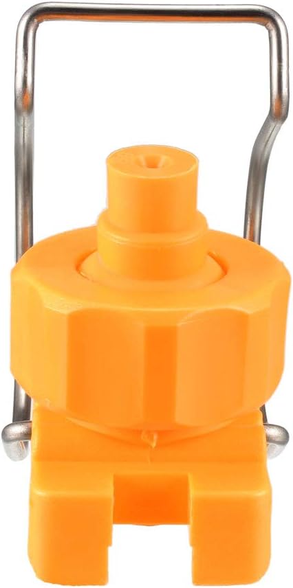 uxcell Spray Nozzle, 2" Adjustable Ball Flat Fan Full Cone Clamp Clip Nozzle Watering Irrigation