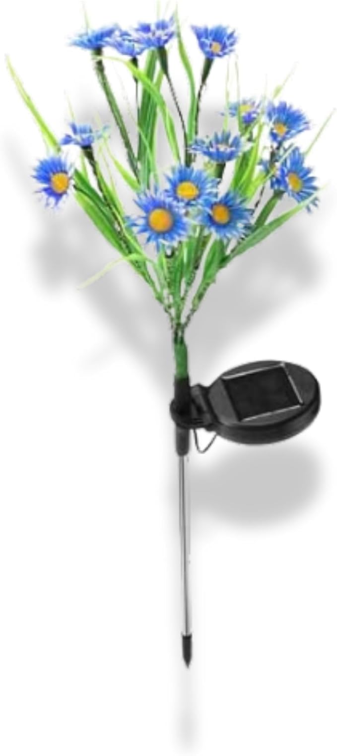 Garden Lights - Solar Outdoor Lights for Garden Decorations, Waterproof & Decorative Stake Flowers for Yard & Patio, Solar Powered Light Flowers for Christmas Decor