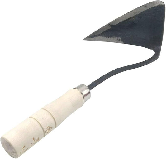 SUPIA Korean Gardening Tool ho-mi Hand Plow Hoe Spade, Trowel, Weeder, and More! an Excellent Tool for use in Any Vegetable or Flower Garden (General Triangle)