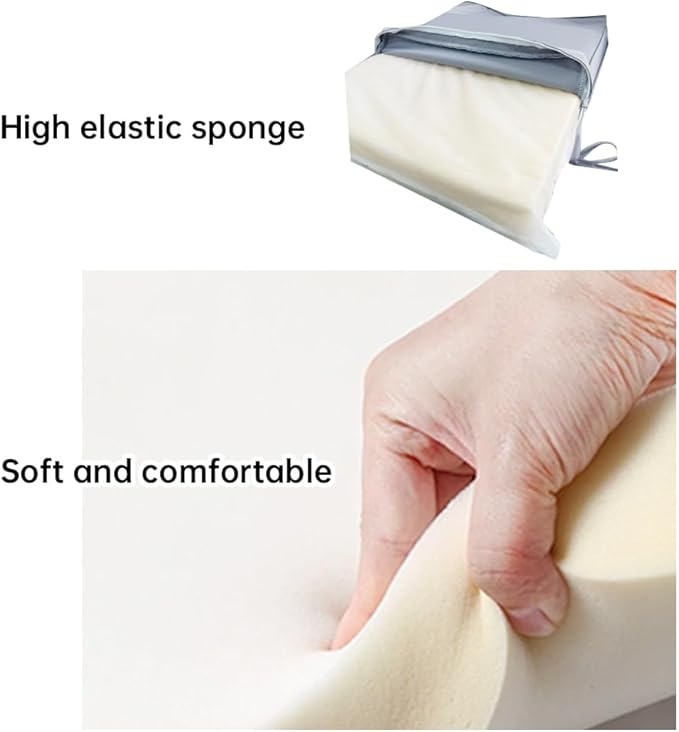 3-Pack Outdoor Patio Furniture Replacement Cushions Set–High-Elastic Sponge Cushions Fit 4-Piece Wicker Rattan Sofa, Loveseat & Chairs, 36x18x2 & 18x18x2, Waterproof, Fade-Resistant (Light gray)