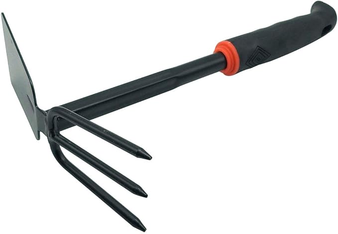 SUPIA Gardening Tool ho-mi Hand Plow Hoe Spade, Trowel, Weeder, and More! an Excellent Tool for use in Any Vegetable or Flower Garden (Double-Sided)