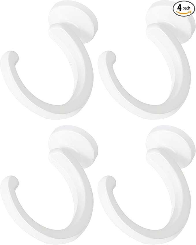 4pcs Ceiling Hooks for Hanging Plants, Lights - Metal Small Heavy Duty Indoor/Outdoor Wall Plant Hanger Swag Hooks