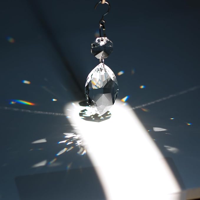 12pcs Crystal Suncatchers, Hanging Crystals Chandelier Prisms for Windows, Rainbow Maker Home Decoration
