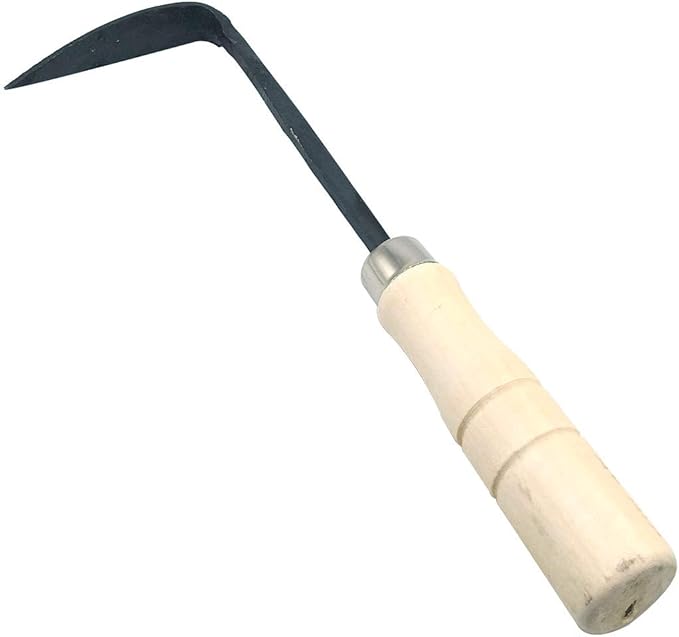 SUPIA Korean Gardening Tool ho-mi Hand Plow Hoe Spade, Trowel, Weeder, and More! an Excellent Tool for use in Any Vegetable or Flower Garden (Grass)