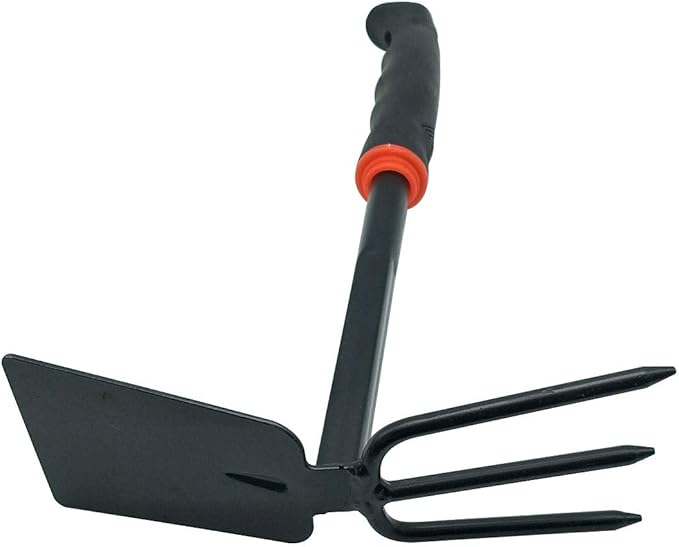 SUPIA Gardening Tool ho-mi Hand Plow Hoe Spade, Trowel, Weeder, and More! an Excellent Tool for use in Any Vegetable or Flower Garden (Double-Sided)