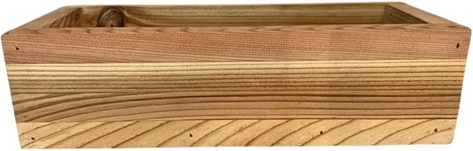 Cat Grass for Indoor Cats Kit – Organic & Handcrafted Cedar Planter with Fast-Growing Wheatgrass for Cats, Hairball Remedy with Pet-Friendly Planter (Natural)