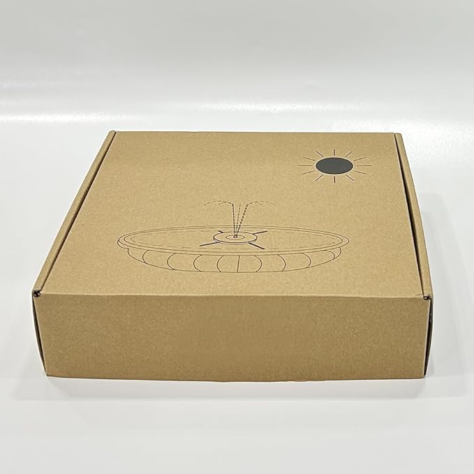 SZMP Solar Fountain 4W Bird Bath Fountains Upgraded 60 LED Lights, Solar Powered Fountain Pump Built-in 4000 Battery with 7 Nozzle & 4 Fixer, Solar Water Fountain for Garden, Bird Bath, Pool, Pond