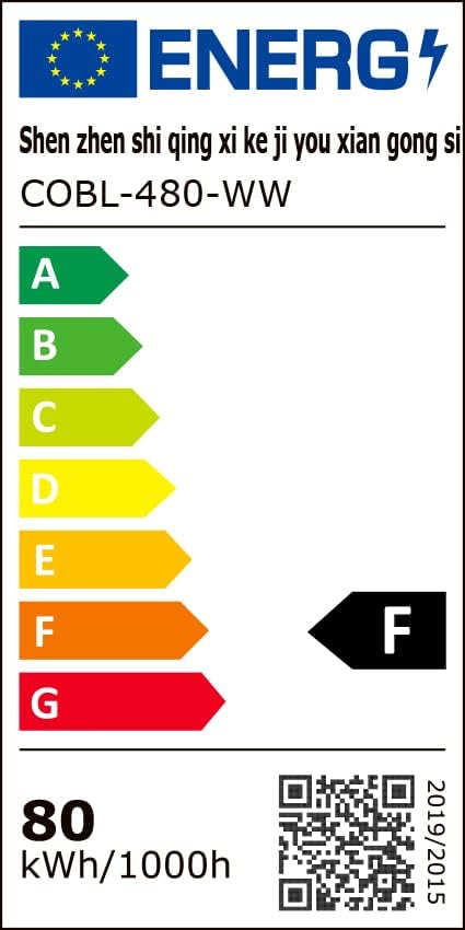 32.8ft(10M) DC 24V Blue COB LED Strip Light IP65 Waterproof 3840LEDs Uniform Glow Dotless Flexible LED Tape Lights for DIY Garden Backyard Hallways Stairs Decoration(No Power Supply)