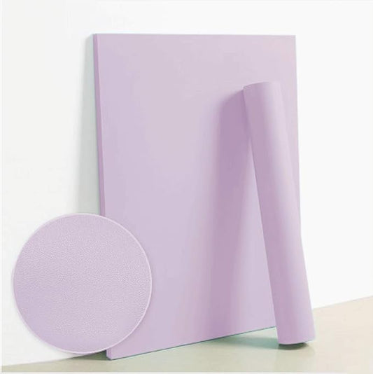 Dimoon 236''x17.7'' Purple Peel and Stick Wallpaper Contact Paper Modern Self Adhesive Wall Paper Removable Renter Friendly Textured Solid Color Shelf Cabinet Vinyl Roll (236''x17.7'',Light Purple)