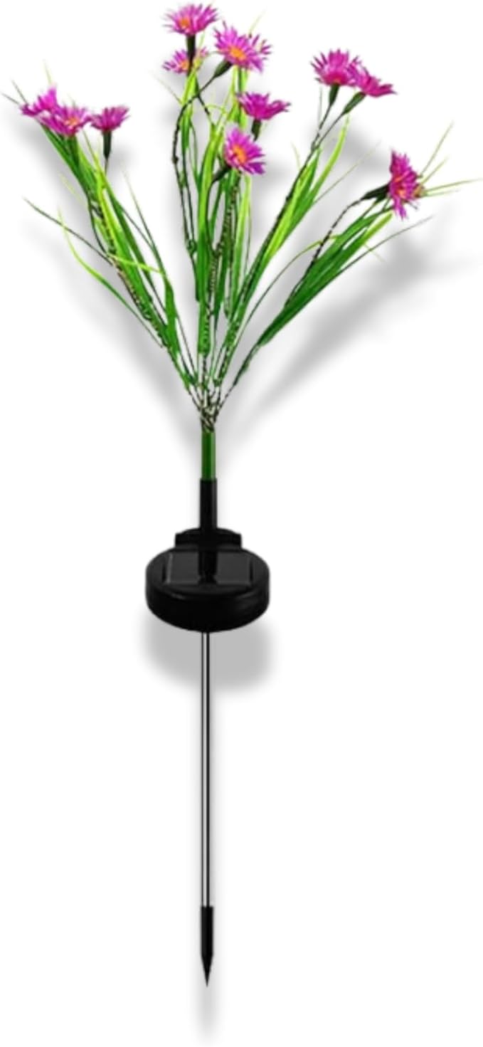Garden Lights - Solar Outdoor Lights for Garden Decorations, Waterproof & Decorative Stake Flowers for Yard & Patio, Solar Powered Light Flowers for Christmas Decor